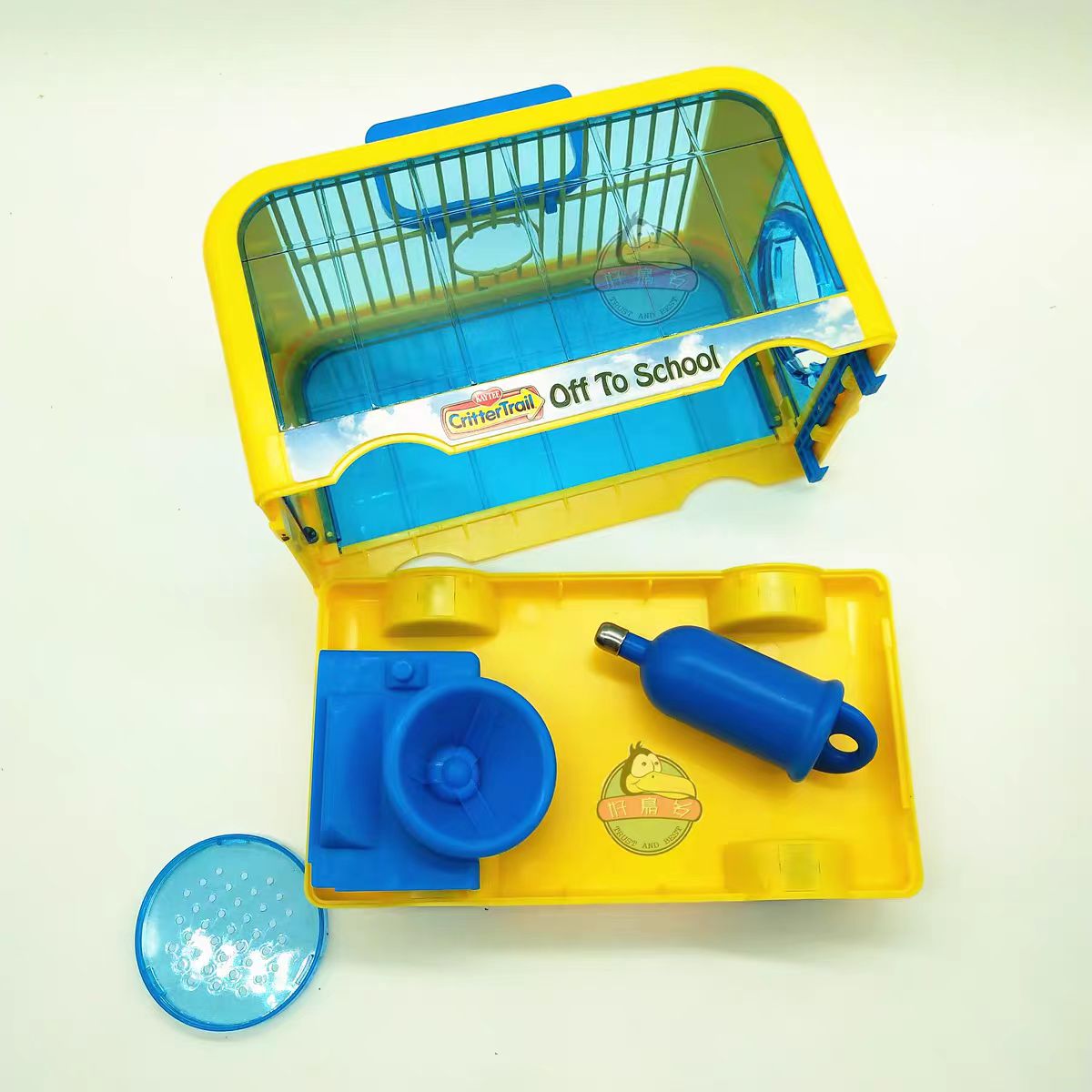 Cage de Transport Hamster Jaune