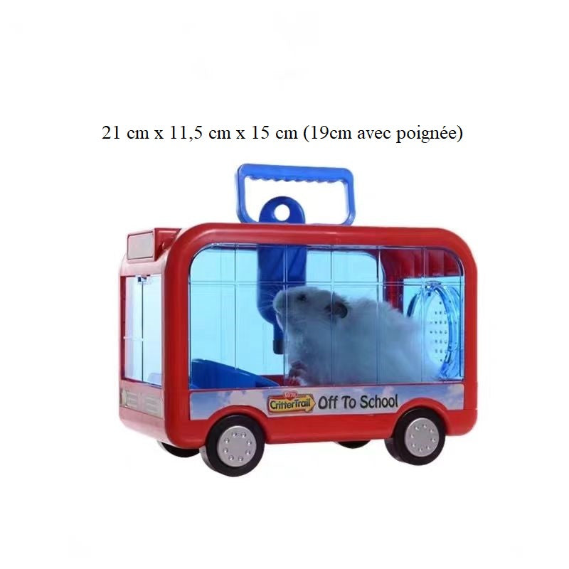 Cage de Transport Hamster Rouge